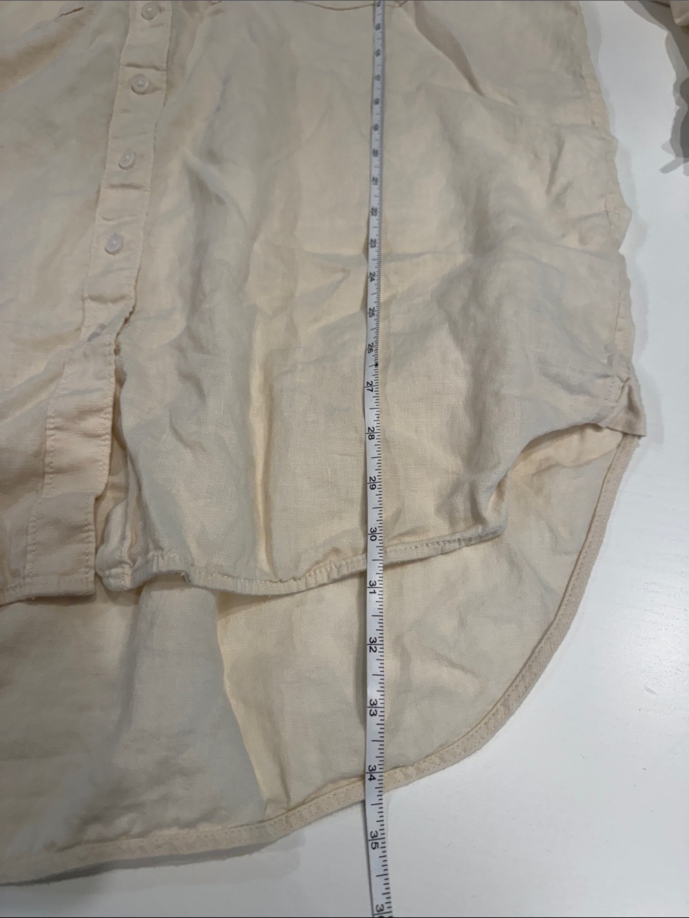 Everlane Linen Oversized Button Down Size M - Picture 5 of 6